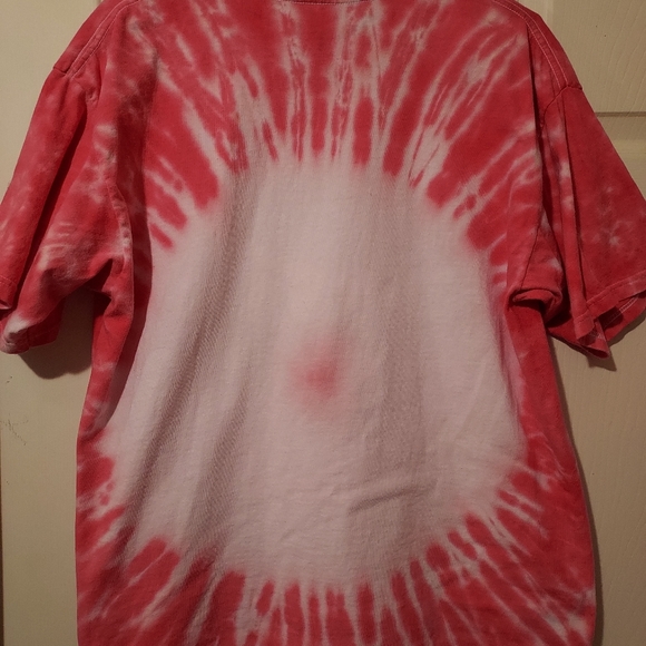 Chemistry Mens XL NASA Crew Astronaut Space Tie Dye T Shirt Blue Red Pink READ - Picture 5 of 9